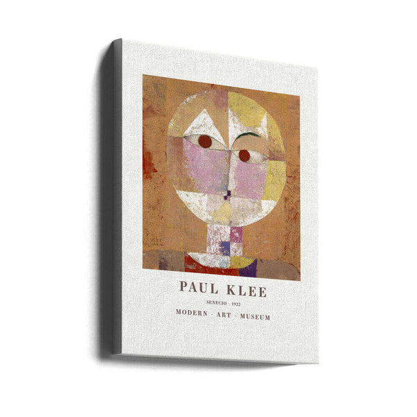 Tablou canvas „Senecio Baldgreis 1922” de Paul Klee