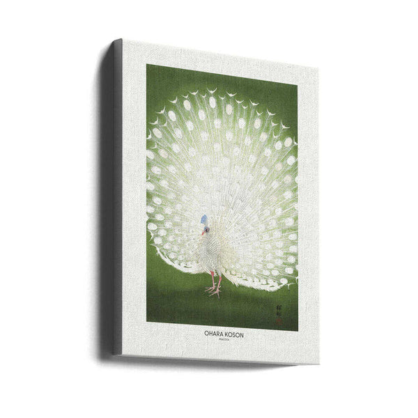 Tablou canvas „Peacock - Cropped” de Ohara Koson