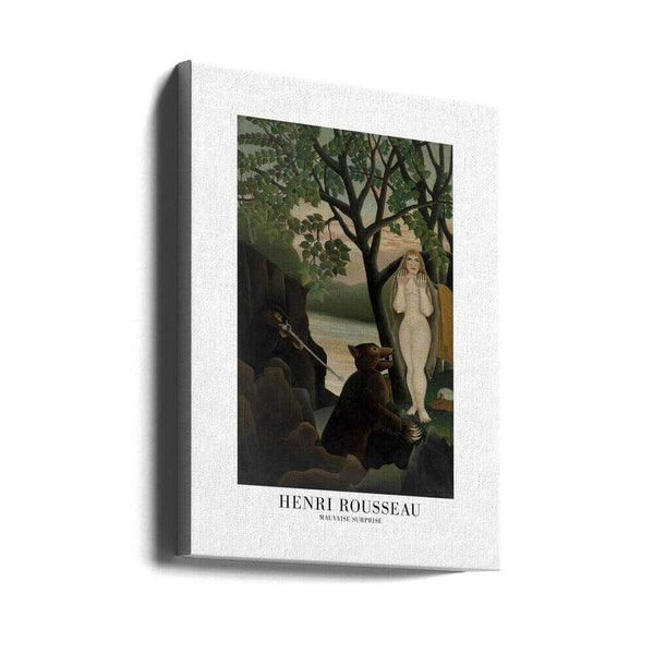 Tablou canvas „Mauvaise Surprise” de Henri Rousseau