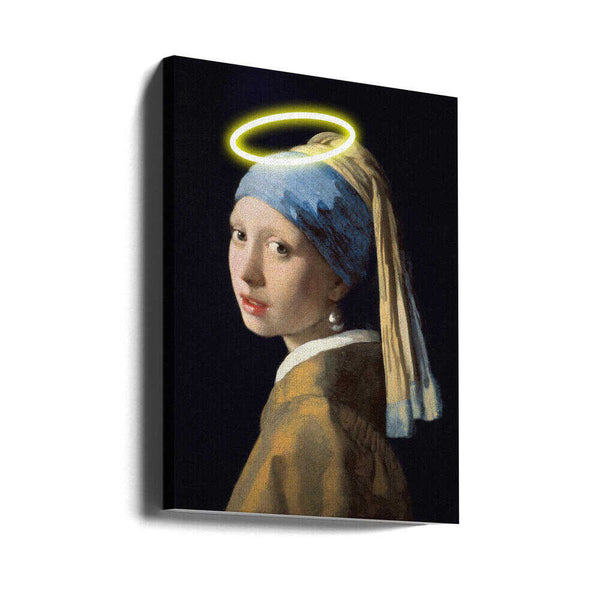 Tablou canvas „Girl With A Halo” de Artelele