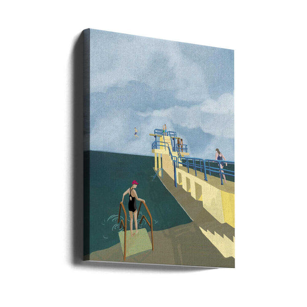 Tablou canvas „Blackrock, Salthill, Galway Ireland Art Print” de Charlotte Trudgett