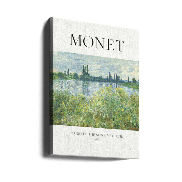 Tablou canvas „Banks Of The Seine” de Claude Monet