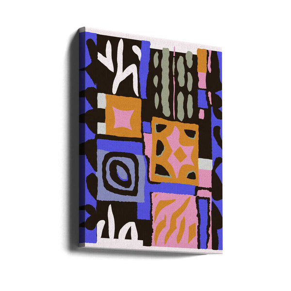 Tablou canvas „Colorful Geometry” de Treechild