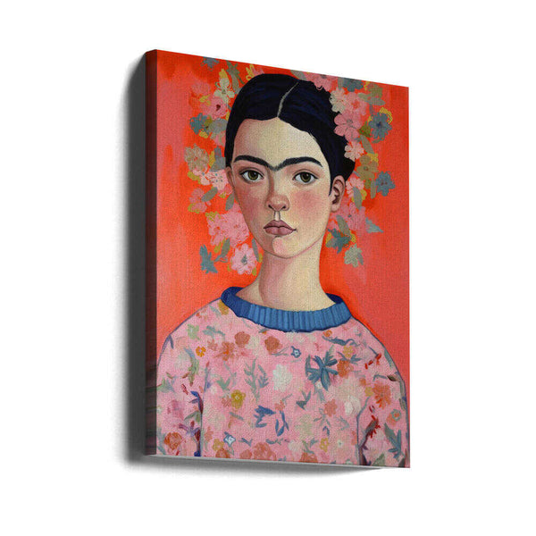 Tablou canvas „Floral Portrait Aura” de Treechild