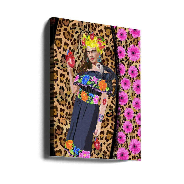 Tablou canvas „love Frida” de Lynnda Rakos