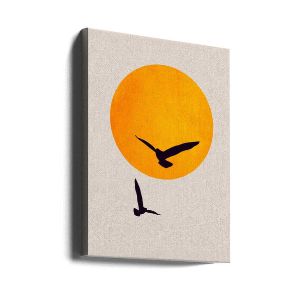 Tablou canvas „Birds In the Sky” de Kubistika