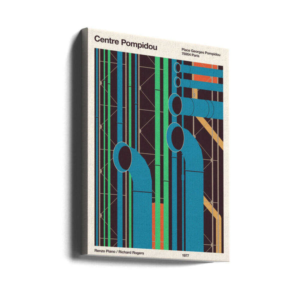 Tablou canvas „Pompidou” de Florent Bodart