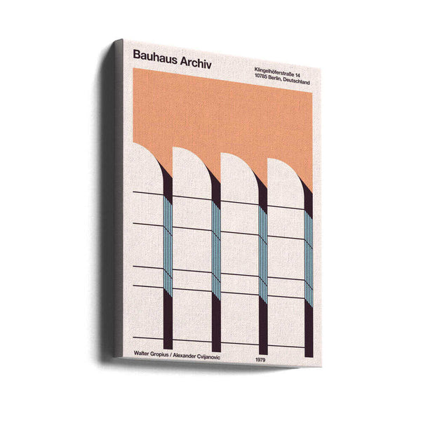 Tablou canvas „Bauhaus Archiv” de Florent Bodart