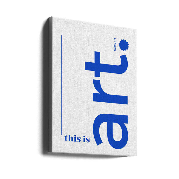 Tablou canvas „Hello Bold Typography” de Athene Fritsch