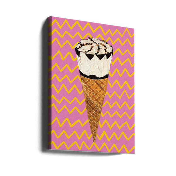 Tablou canvas „Cornetto Pink” de Alice Straker