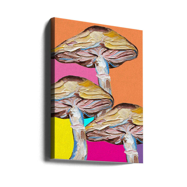 Tablou canvas „Psychedelic Mushrooms” de Alice Straker
