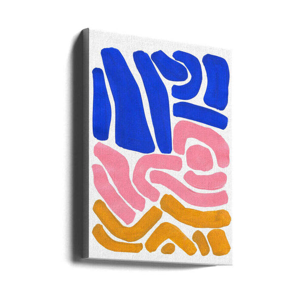 Tablou canvas „Pastel Tribal Maze” de Ejaaz Haniff