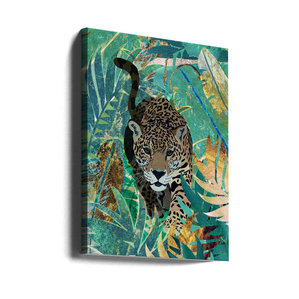 Tablou canvas „Jaguar Jungle 2” de Sarah Manovski