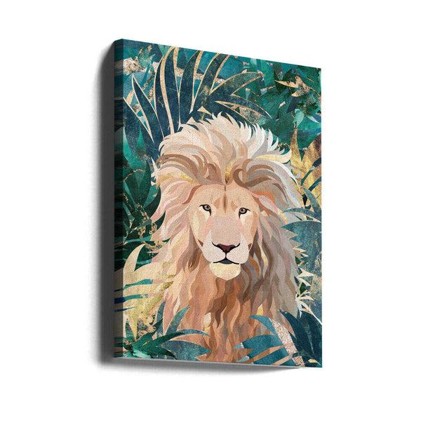 Tablou canvas „Lion Jungle 2” de Sarah Manovski