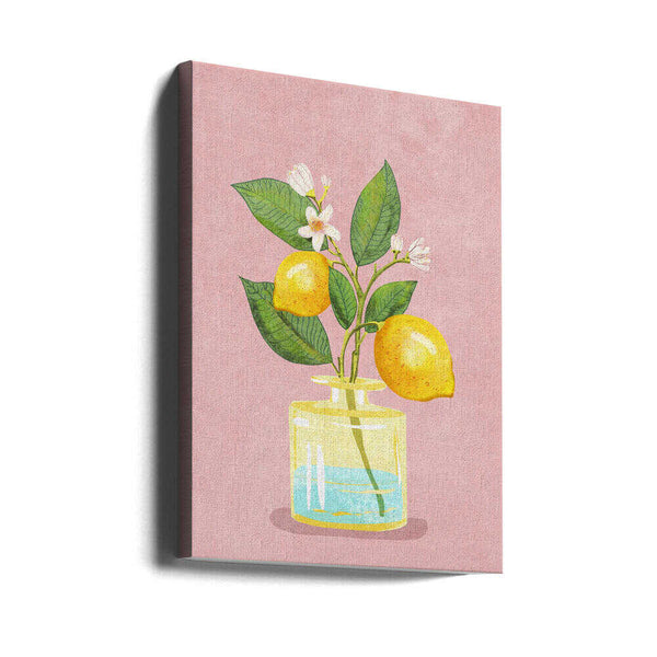 Tablou canvas „Lemon Bunch In Vase” de Raissa Oltmanns