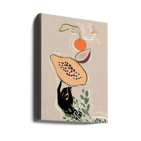 Tablou canvas „Balancing Fruits” de Arty Guava