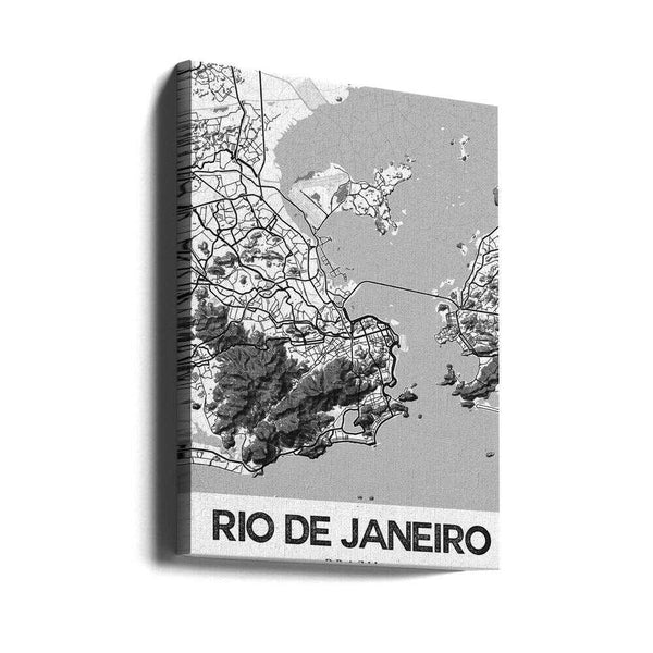 Tablou canvas „Rio De Janeiro White” de StudioSix