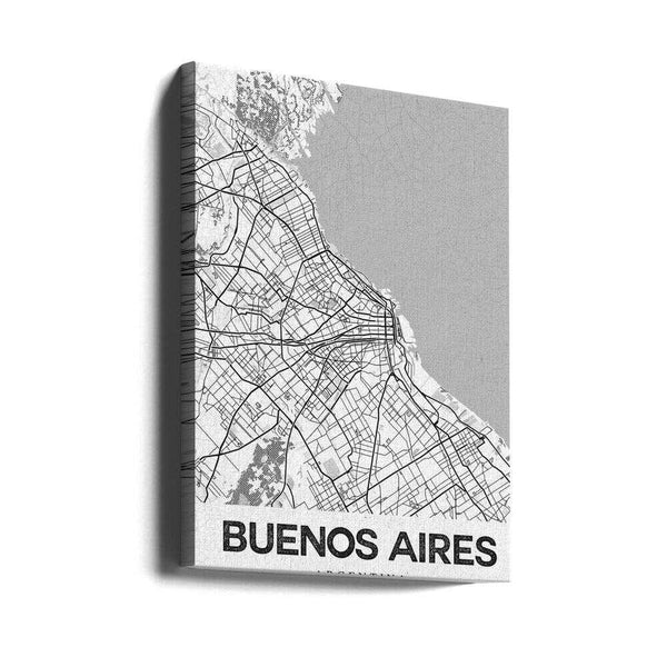 Tablou canvas „Buenos Aires White” de StudioSix