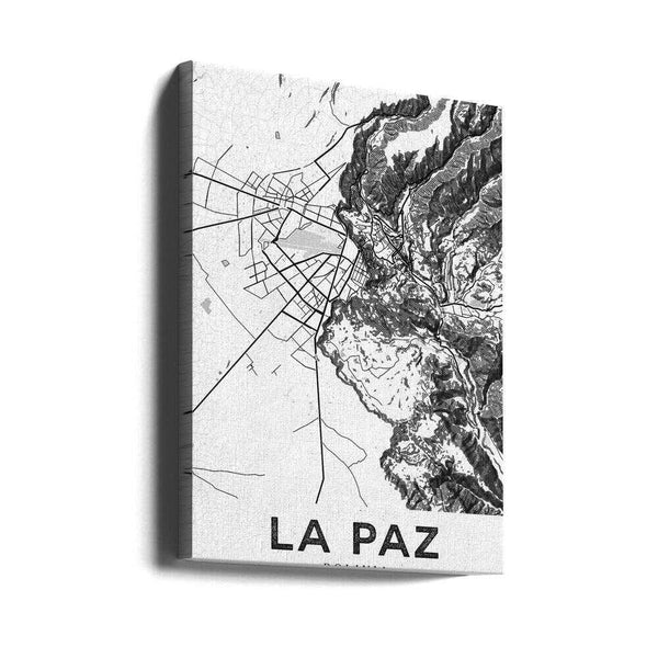 Tablou canvas „La Paz White” de StudioSix