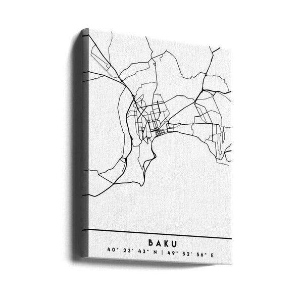 Tablou canvas „Black Maps 06” de Emiliano Deificus