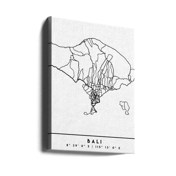 Tablou canvas „Black Maps 07” de Emiliano Deificus