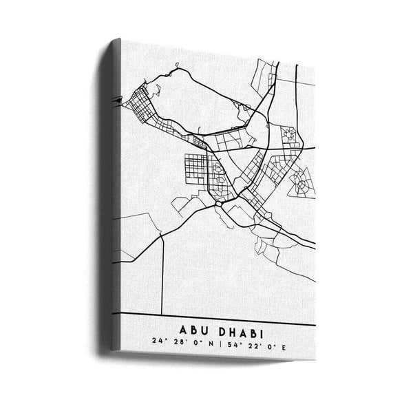 Tablou canvas „Black Maps 01” de Emiliano Deificus