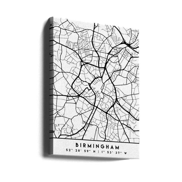 Tablou canvas „Black Maps 14” de Emiliano Deificus