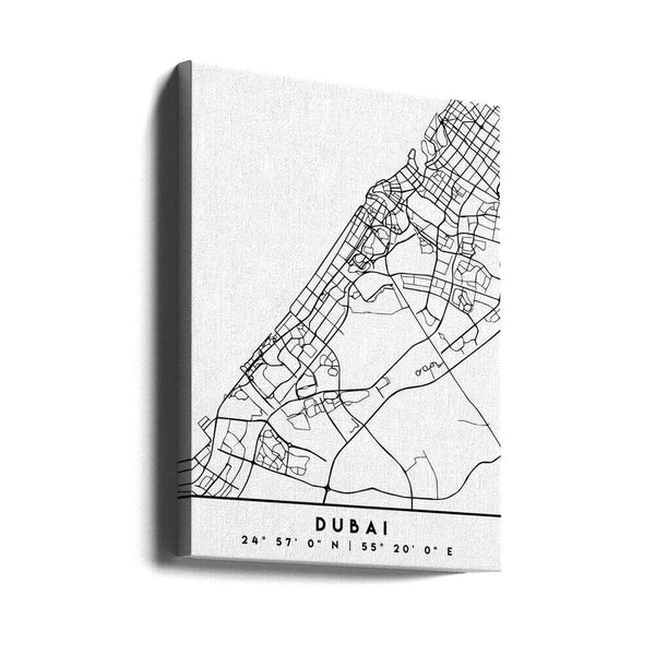 Tablou canvas „Black Maps 27” de Emiliano Deificus