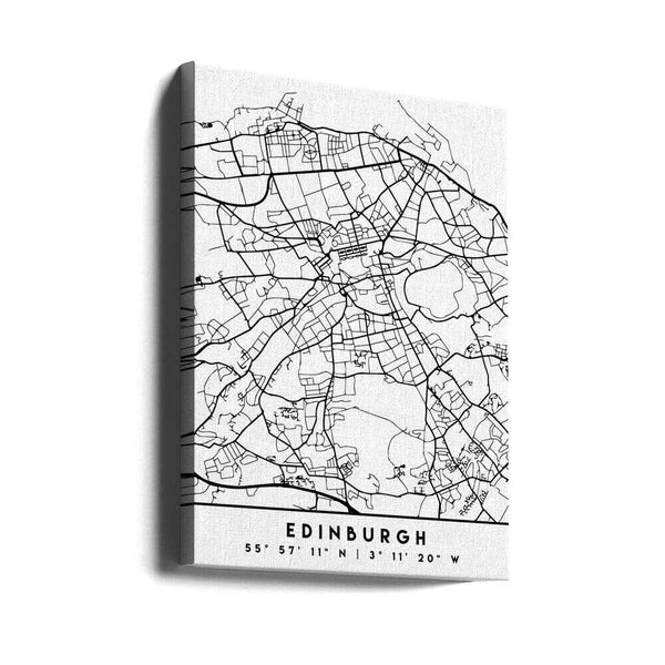 Tablou canvas „Black Maps 29” de Emiliano Deificus