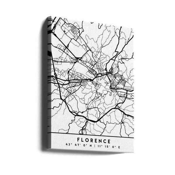 Tablou canvas „Black Maps 30” de Emiliano Deificus