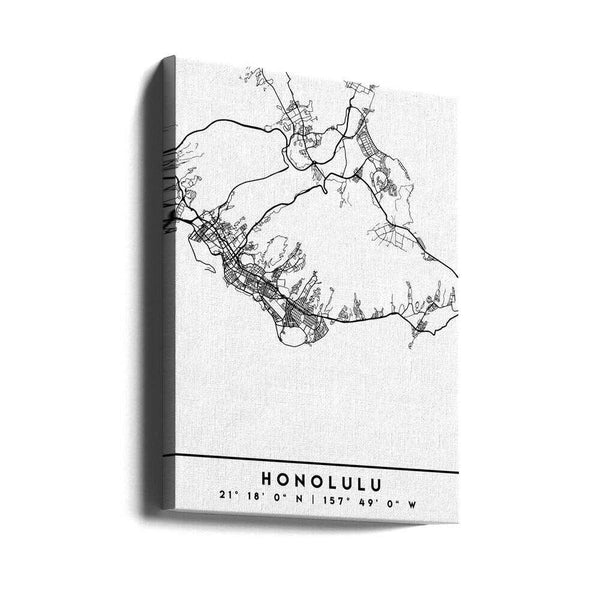 Tablou canvas „Black Maps 33” de Emiliano Deificus