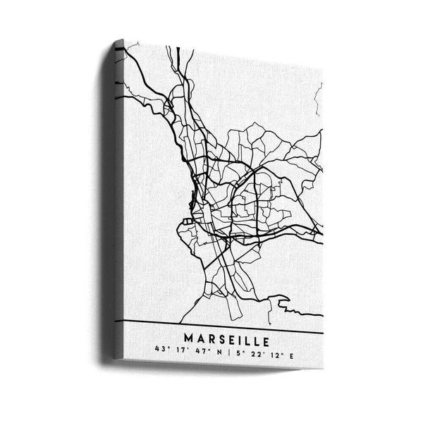 Tablou canvas „Black Maps 48” de Emiliano Deificus