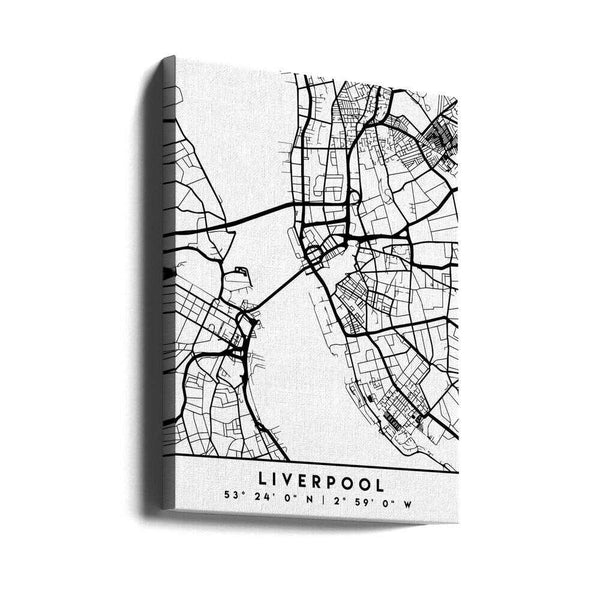 Tablou canvas „Black Maps 40” de Emiliano Deificus