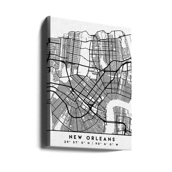 Tablou canvas „Black Maps 60” de Emiliano Deificus