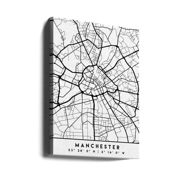 Tablou canvas „Black Maps 45” de Emiliano Deificus