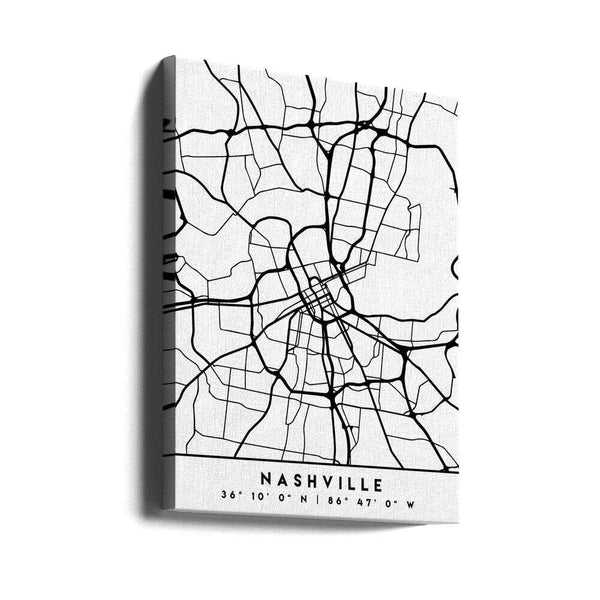 Tablou canvas „Black Maps 59” de Emiliano Deificus