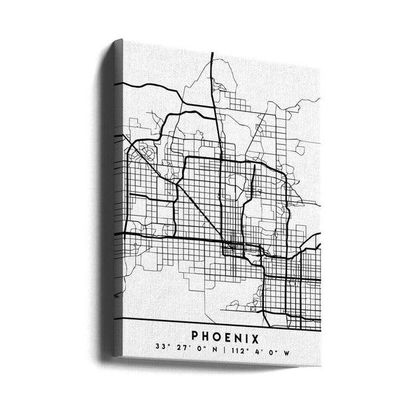 Tablou canvas „Black Maps 66” de Emiliano Deificus