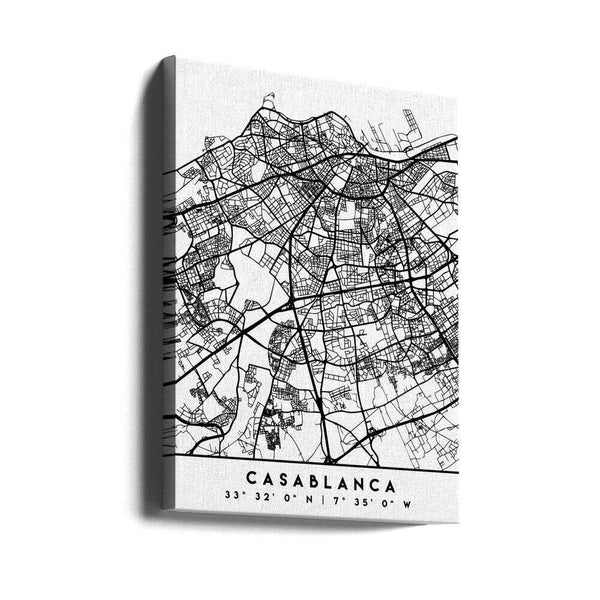 Tablou canvas „Black Maps 19” de Emiliano Deificus