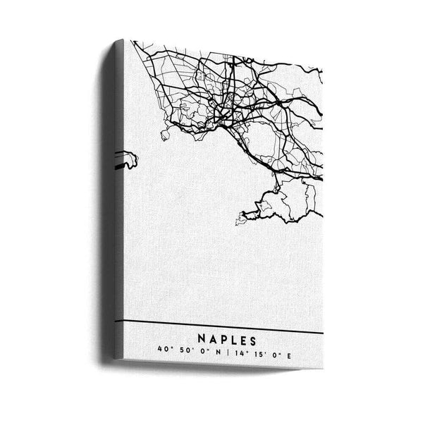 Tablou canvas „Black Maps 58” de Emiliano Deificus