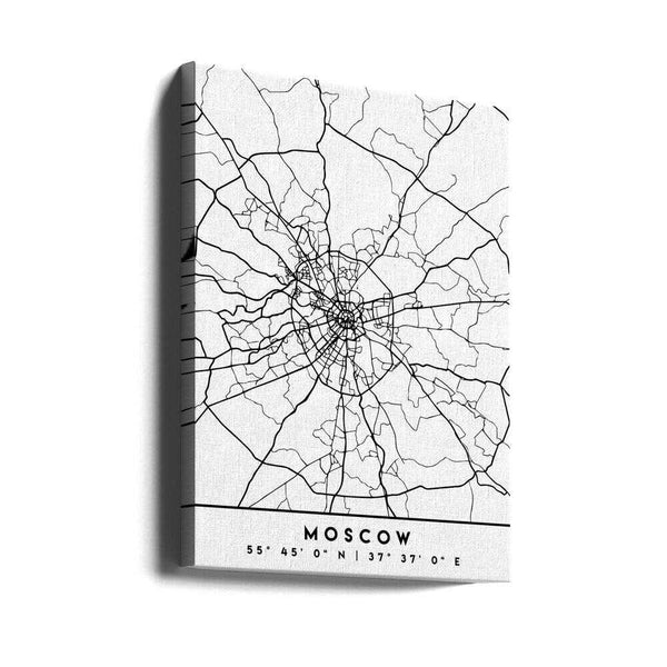 Tablou canvas „Black Maps 56” de Emiliano Deificus