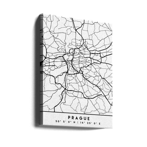 Tablou canvas „Black Maps 69” de Emiliano Deificus