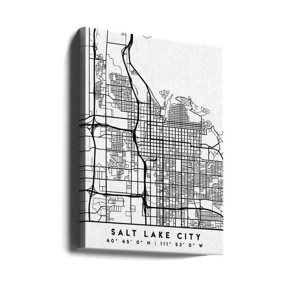 Tablou canvas „Black Maps 73” de Emiliano Deificus