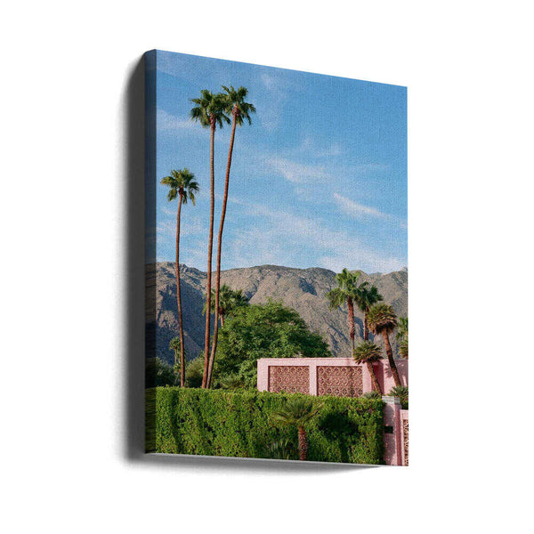 Tablou canvas „Palm Springs Pink House” de Bethany Young