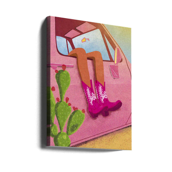 Tablou canvas „Cowgirl” de Raissa Oltmanns