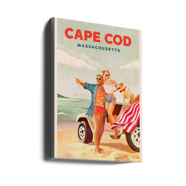 Tablou canvas „Cape Cod Massachusetts Summer Beach Art” de The Whiskey Ginger