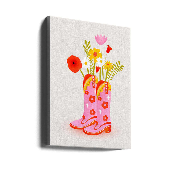 Tablou canvas „Cowgirl Boots” de Baroo Bloom