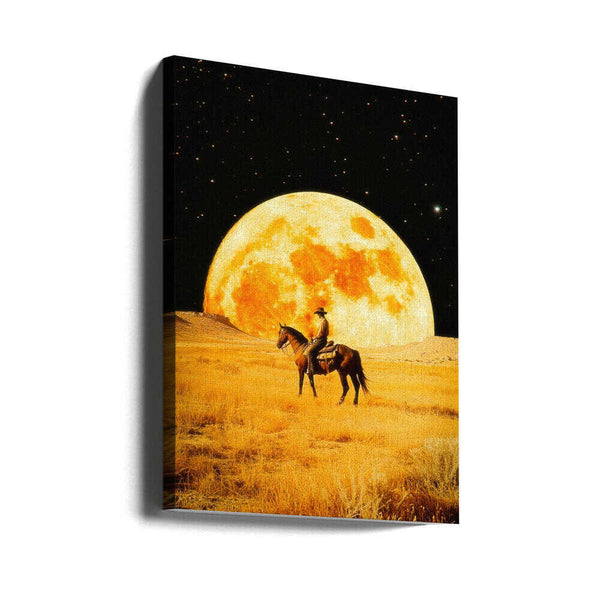 Tablou canvas „Lunar Cowboy” de Taudalpoi