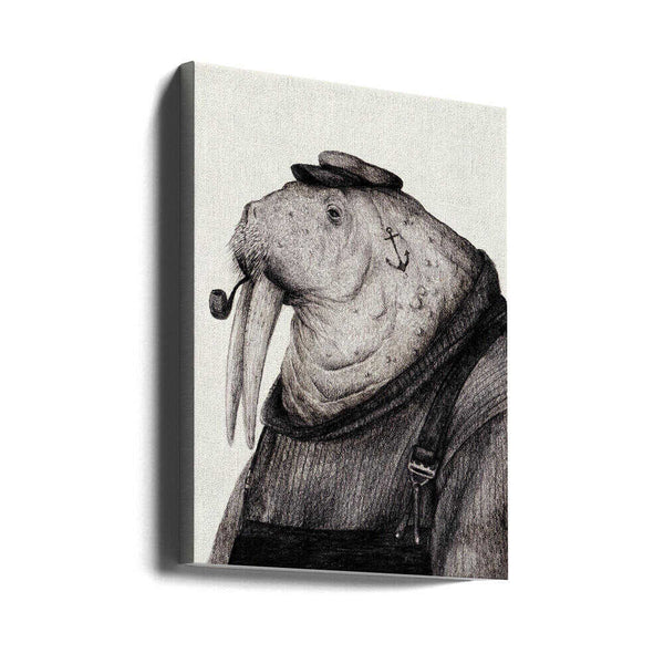 Tablou canvas „Sea Captain's Wisdom” de Mike Koubou