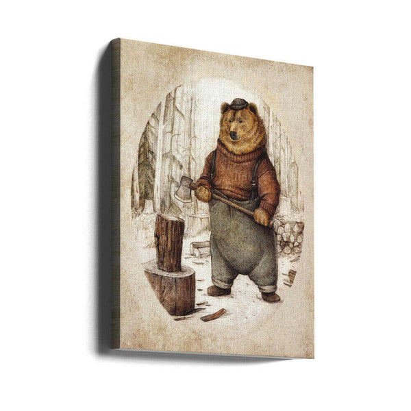 Tablou canvas „Preparing for Winter” de Mike Koubou