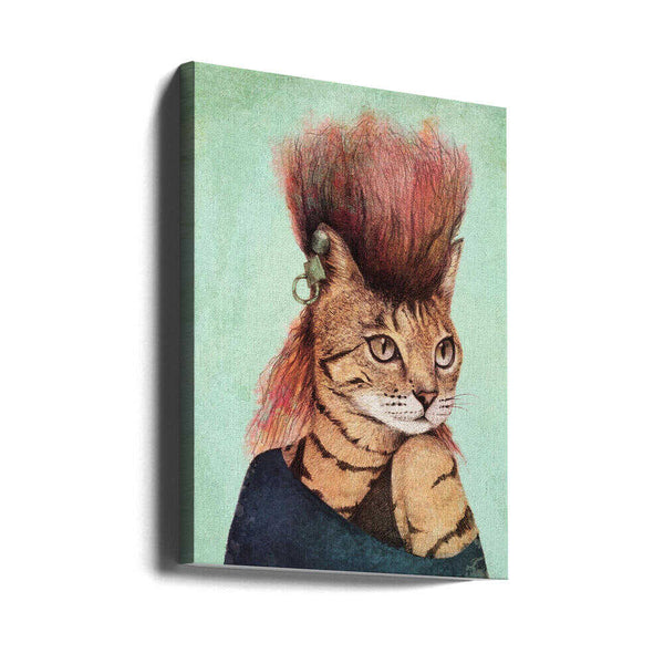 Tablou canvas „Stylish Tabby Cat” de Mike Koubou